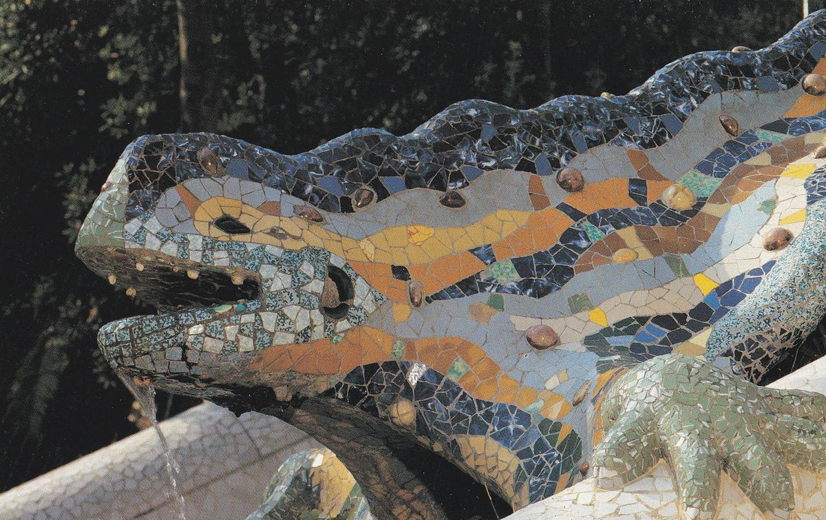 POSTAL B11412: GAUDI BARCELONA: ANY INTERNACIONAL GAUDI. DIVERSOS ASPECTOS