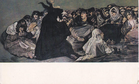 POSTAL B11424: GOYA: AQUELARRE
