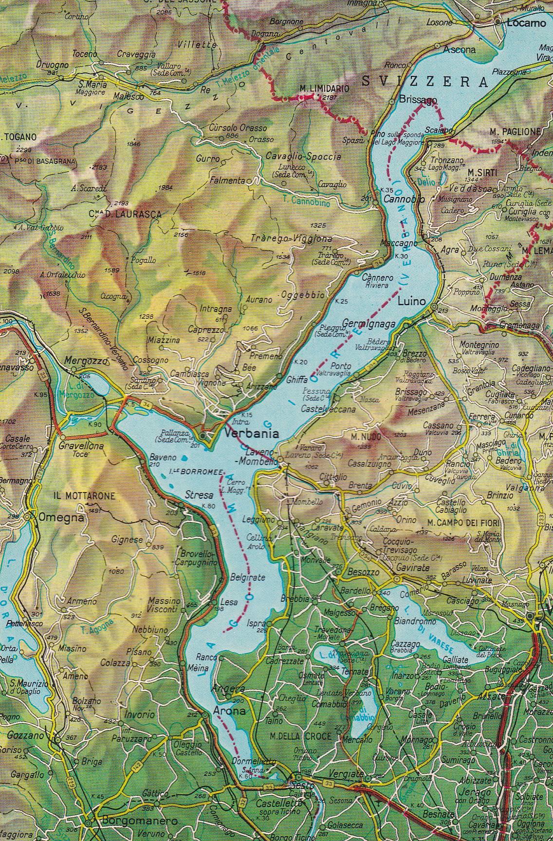 POSTAL B11447: LAGO MAGGIORE: ITALIA