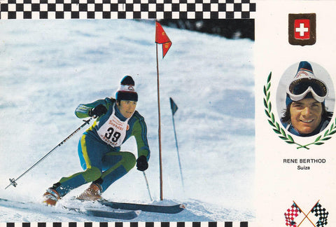 POSTAL B11448: SERIE ESQUI. ESCUDO DE ORO
