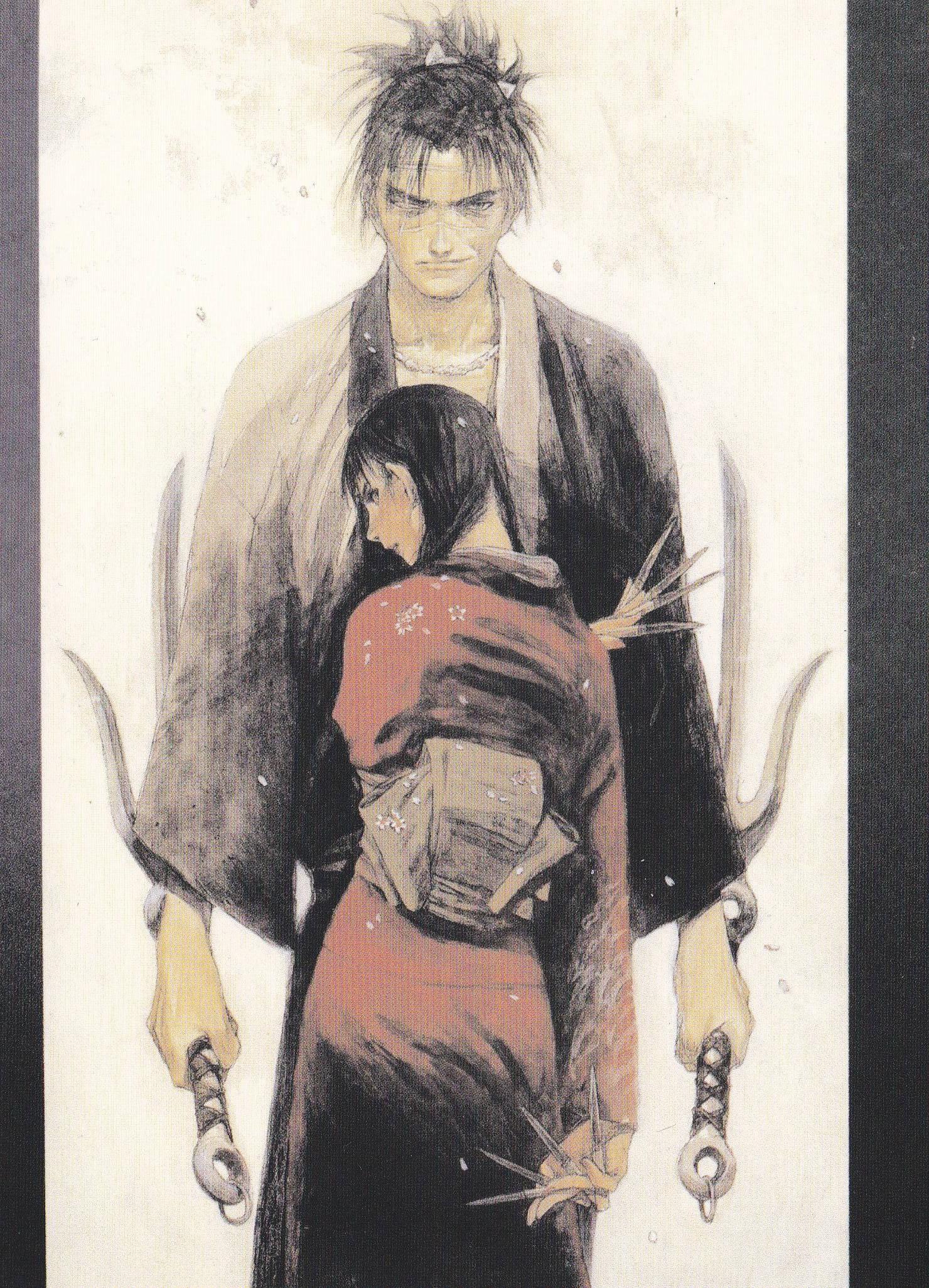 POSTAL B11462: POSTCARD BOOK. LA ESPADA INMORTAL. HIROAKI SAMURA. DIVERSOS ASPECTOS