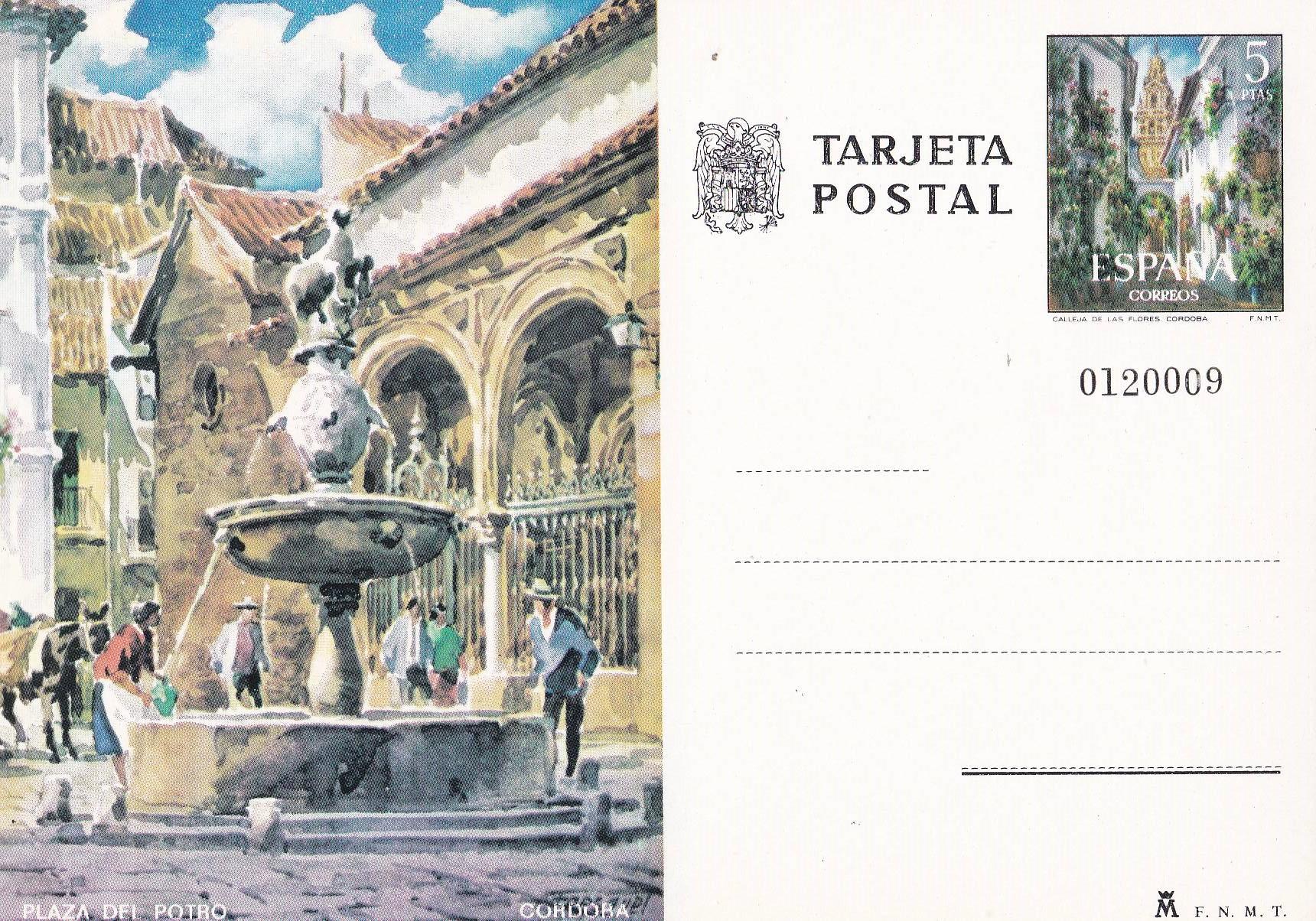 POSTAL B11537: Plaza del Potro de Cordoba