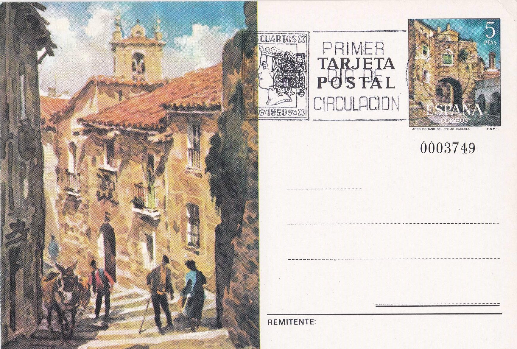 POSTAL B11542: Cuesta de Aldana de Caceres