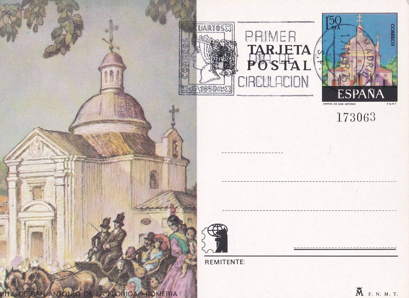 POSTAL B11543: Ermita de San Antonio de la Florida, romeria