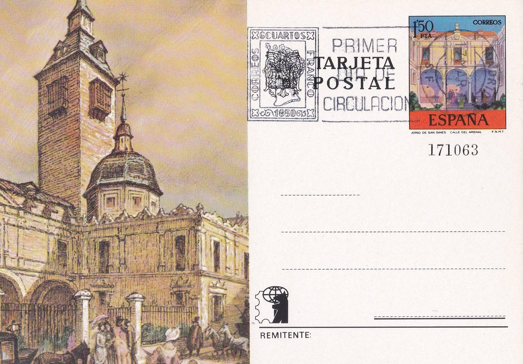 POSTAL B11544: Parroquia de San Gines en la calle del Arenal