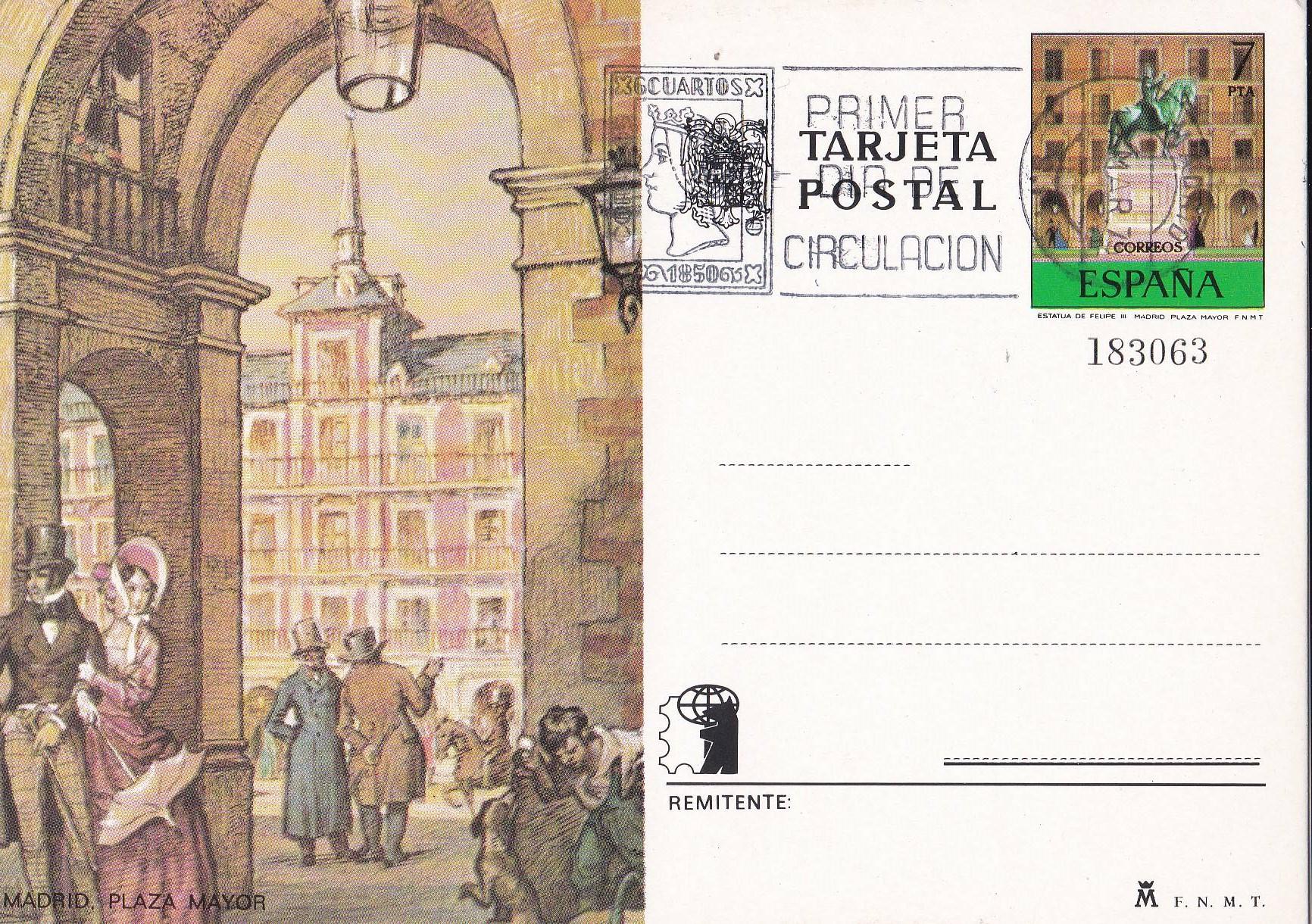 POSTAL B11545: Plaza Mayor de Madrid