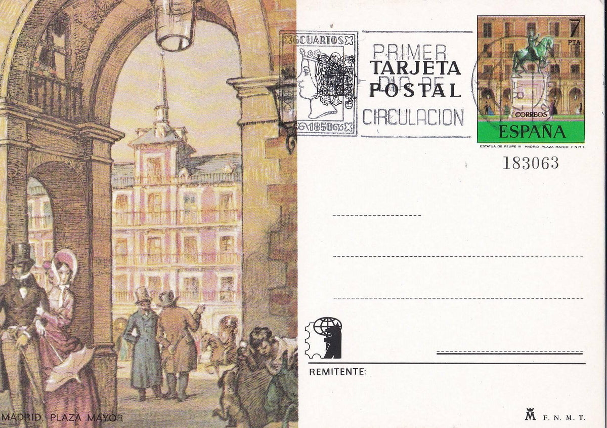 POSTAL B11545: Plaza Mayor de Madrid