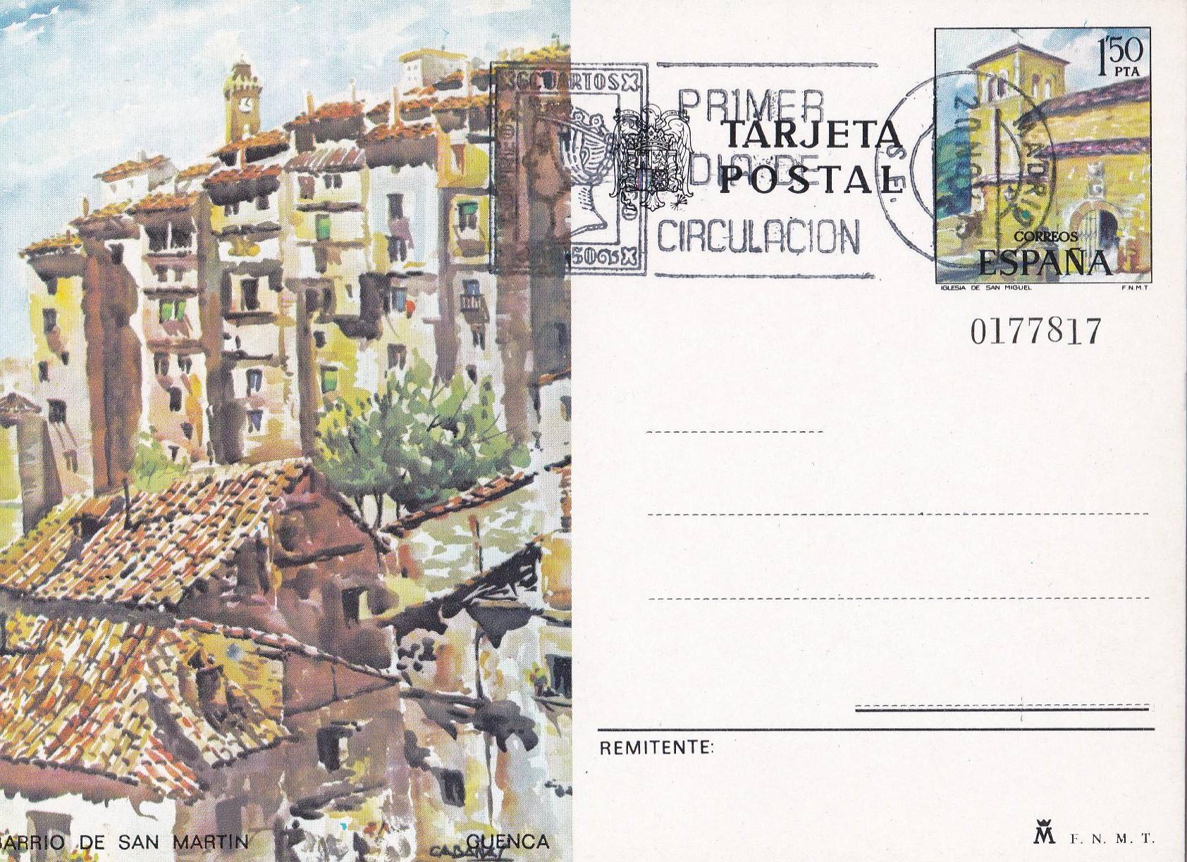 POSTAL B11547: Barrio de San Martin en Cuena
