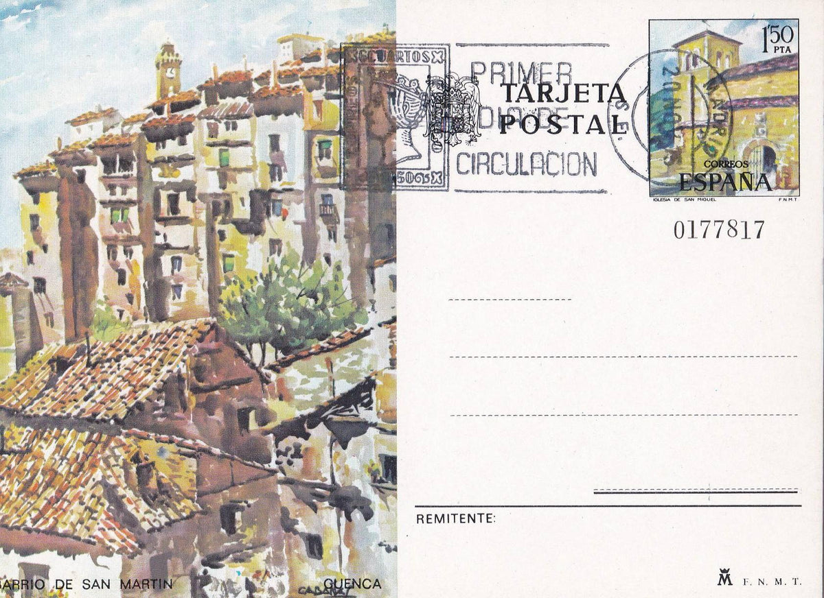 POSTAL B11547: Barrio de San Martin en Cuena