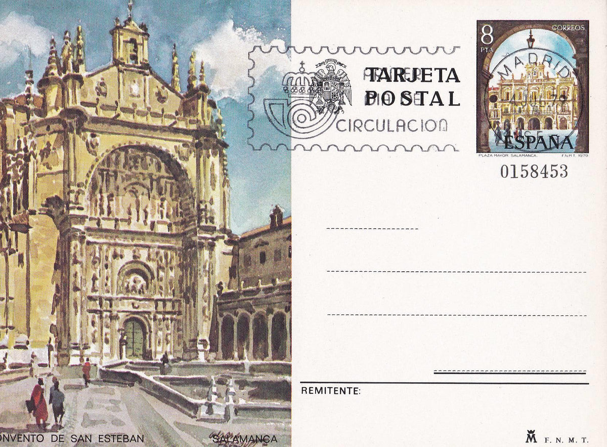 POSTAL B11555: Convento de San Esteban en Salamanca