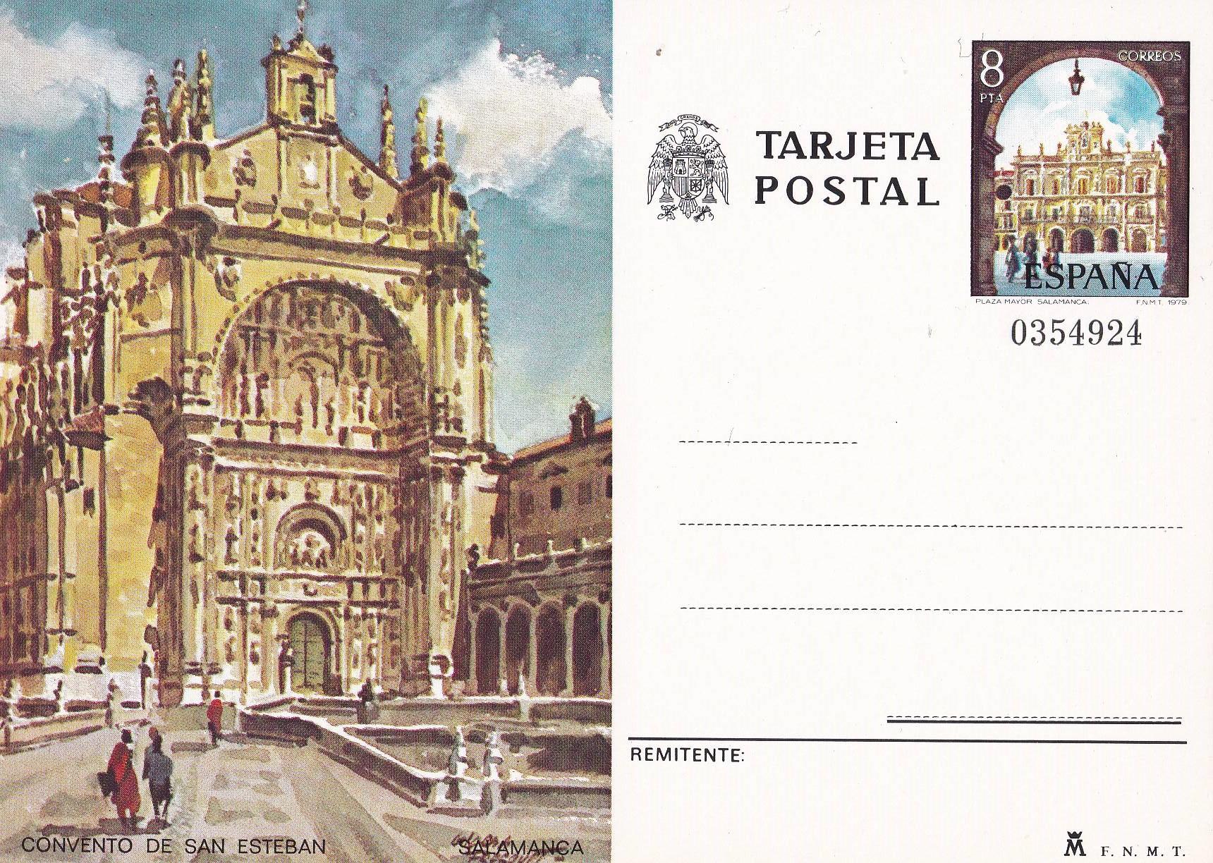 POSTAL B11557: Convento de San Esteban en Salamanca