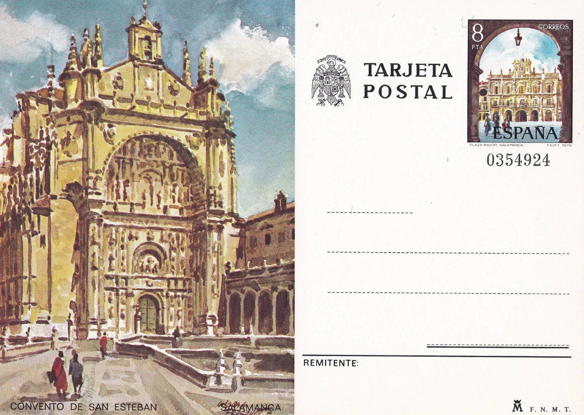 POSTAL B11557: Convento de San Esteban en Salamanca