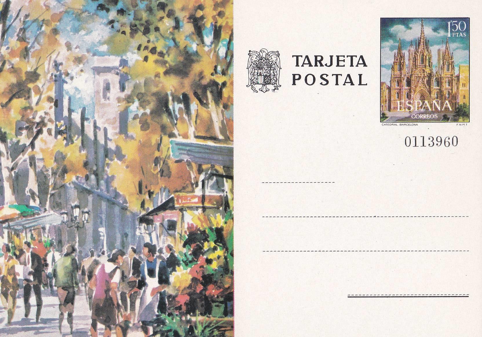 POSTAL B11560: TARJETA POSTAL DE CIRCULACION. COLECCION CIUDADES ESPAÑOLAS. DIVERSOS ASPECTOS