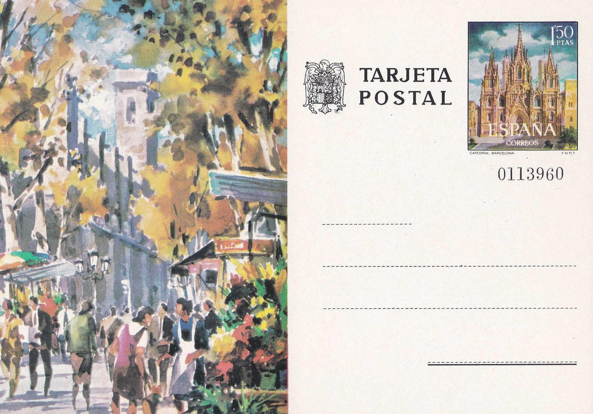 POSTAL B11560: TARJETA POSTAL DE CIRCULACION. COLECCION CIUDADES ESPAÑOLAS. DIVERSOS ASPECTOS