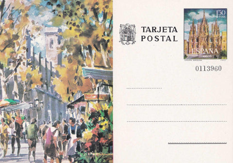 POSTAL B11560: TARJETA POSTAL DE CIRCULACION. COLECCION CIUDADES ESPAÑOLAS. DIVERSOS ASPECTOS
