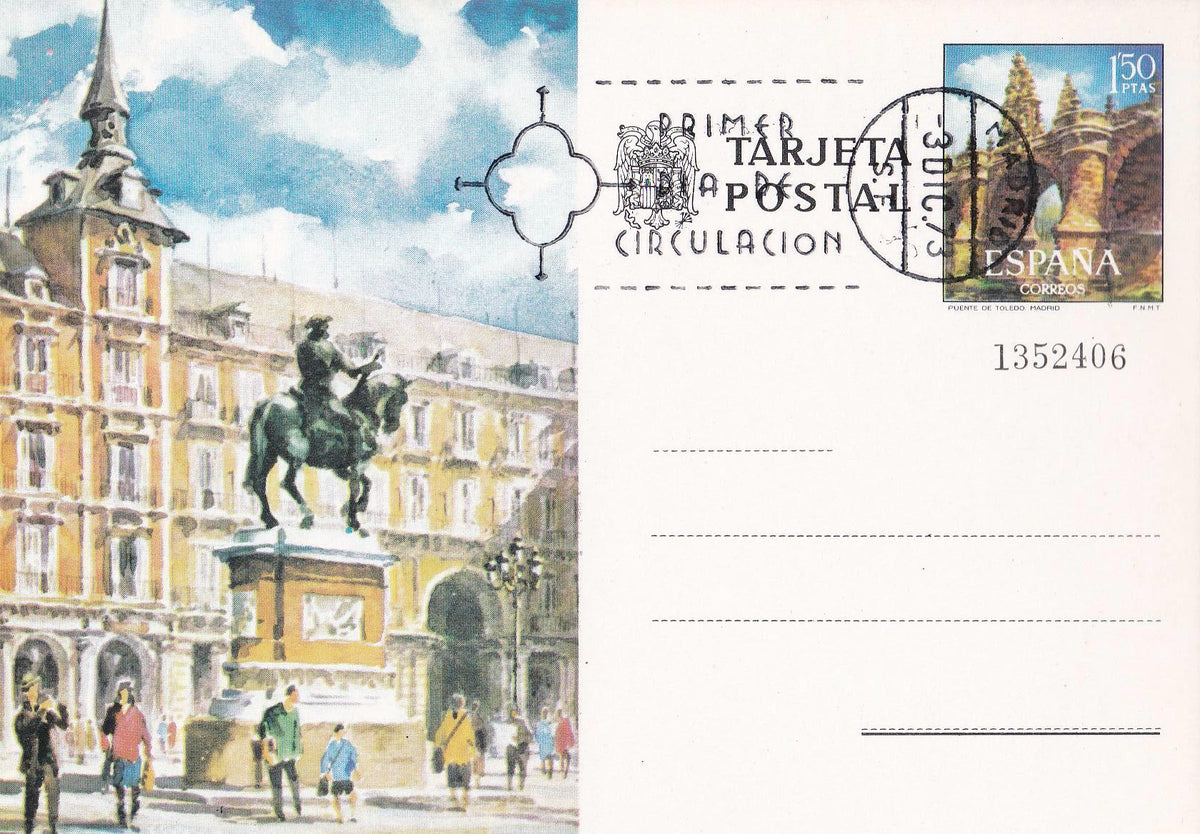 POSTAL B11568:  Plaza Mayor de Madrid