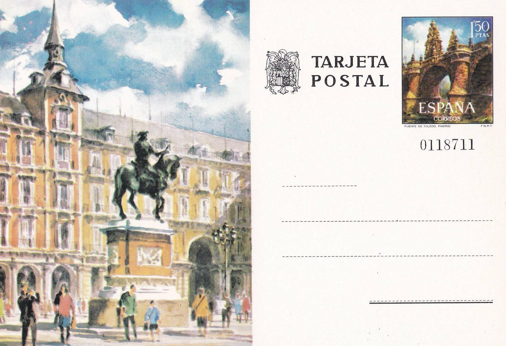 POSTAL B11570: Plaza Mayor de Madrid