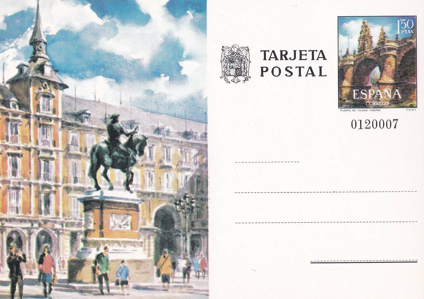 POSTAL B11572: Plaza Mayor de Madrid