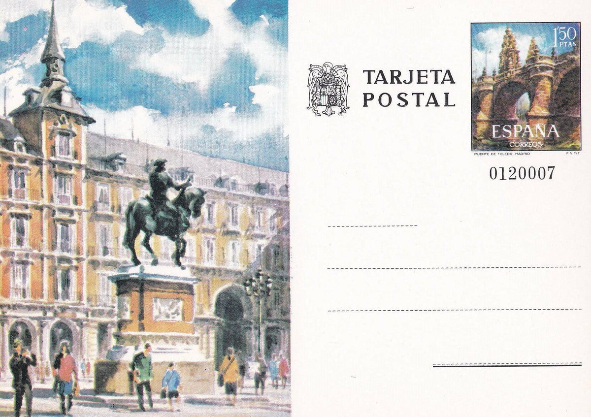 POSTAL B11572: Plaza Mayor de Madrid