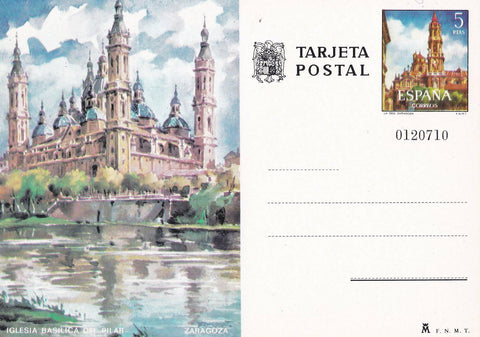 POSTAL B11581: Basilica de El Pilar de Zaragoza