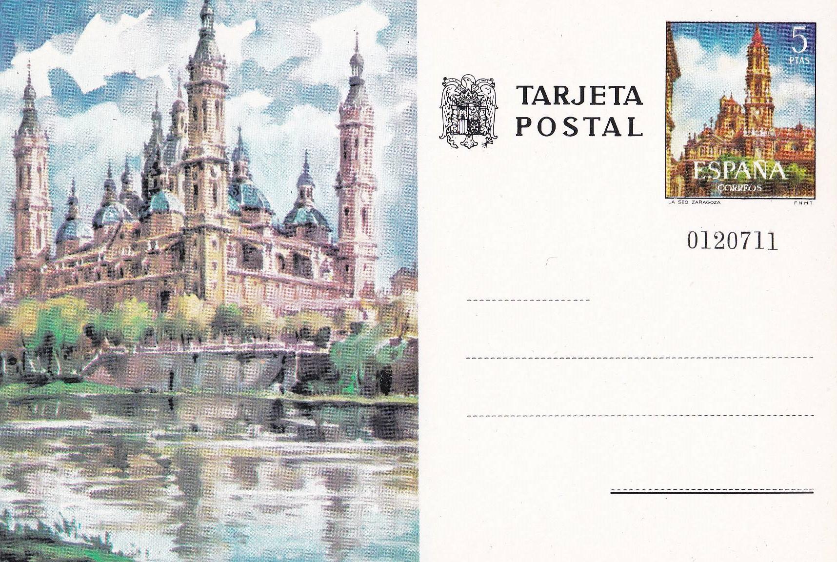 POSTAL B11582: Basilica de El Pilar de Zaragoza