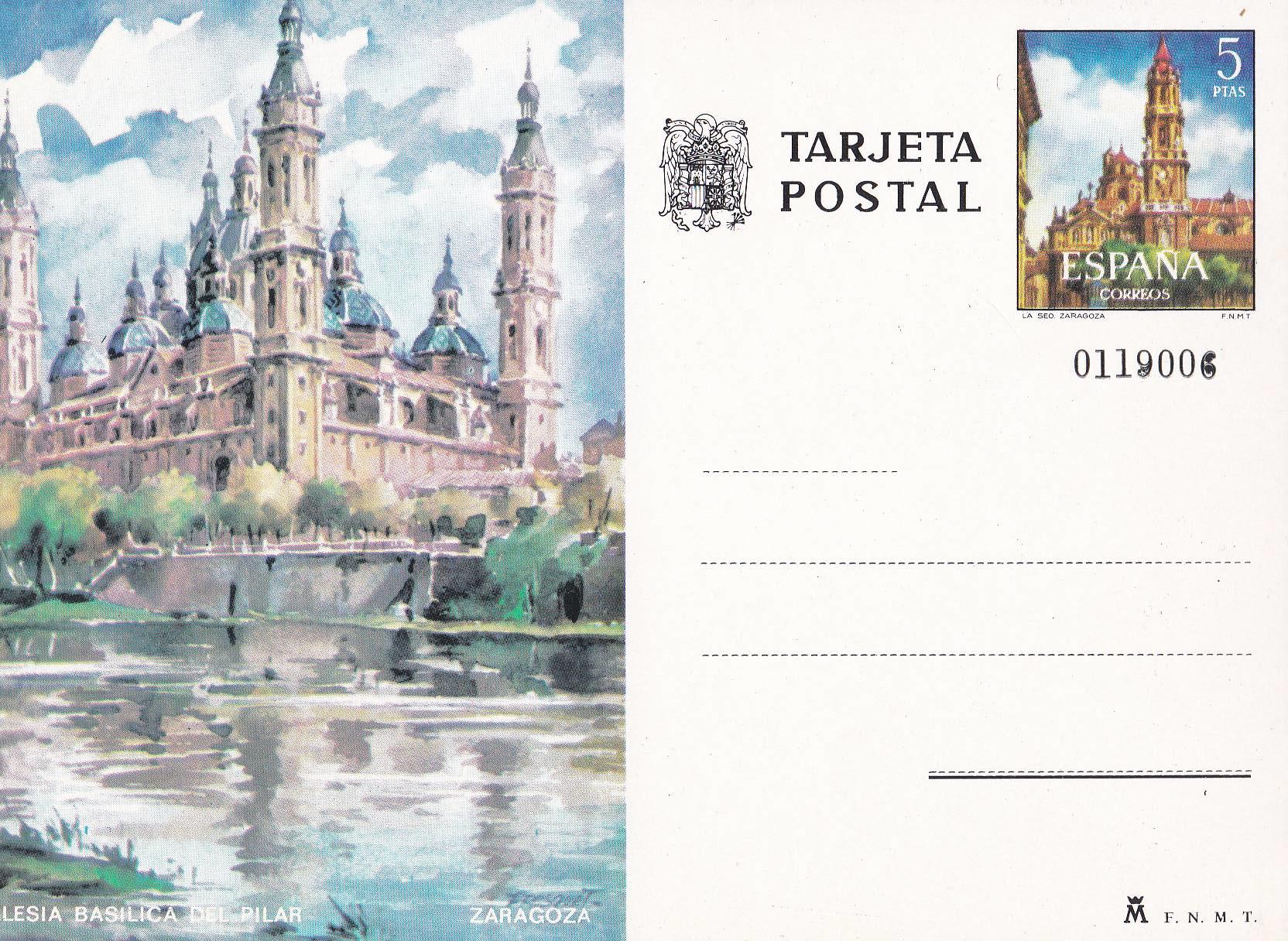 POSTAL B11583: Basilica de El Pilar de Zaragoza