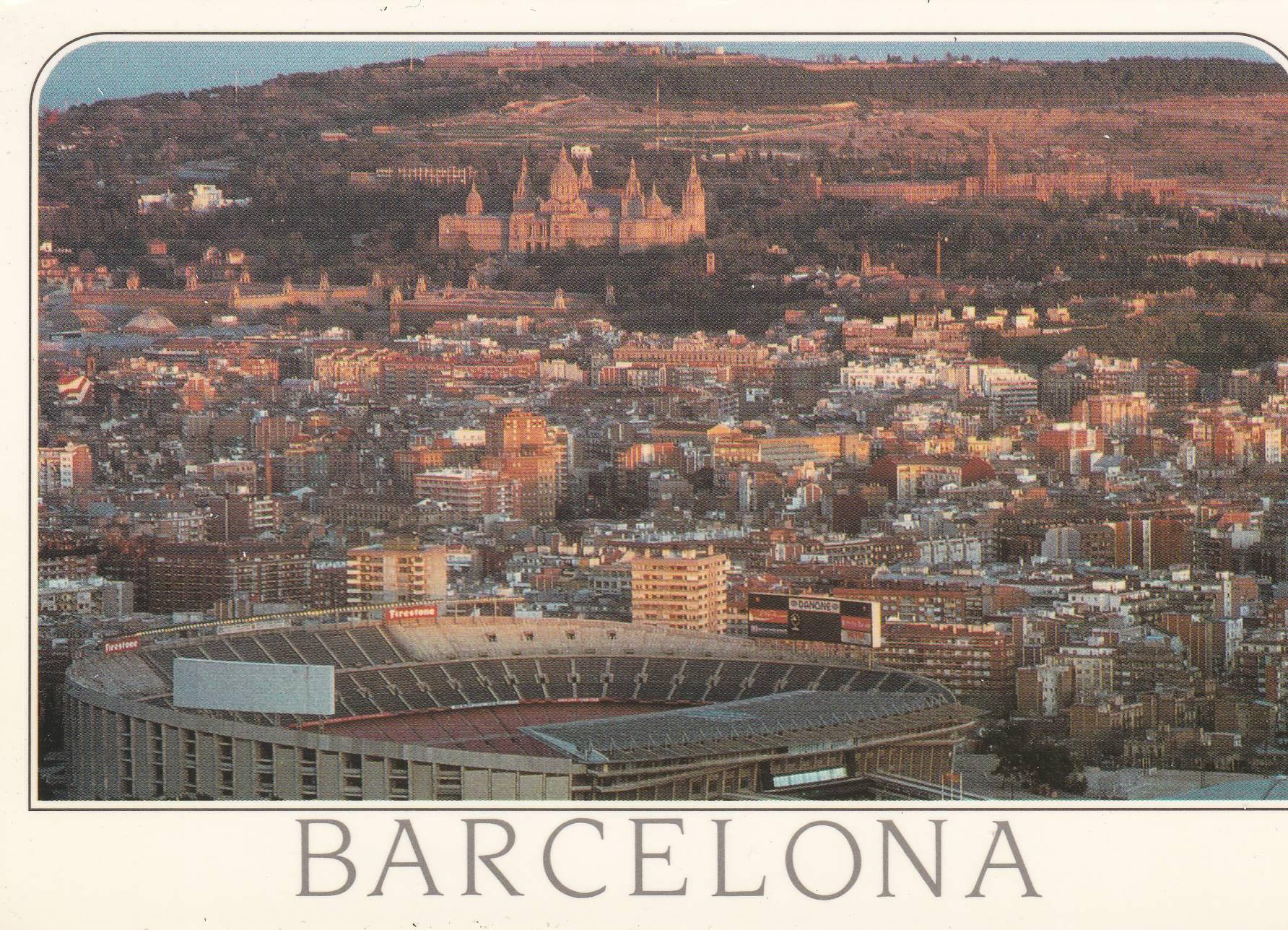 POSTAL B11599: BARCELONA: VISTA PANORAMICA DE LA CIUDAD