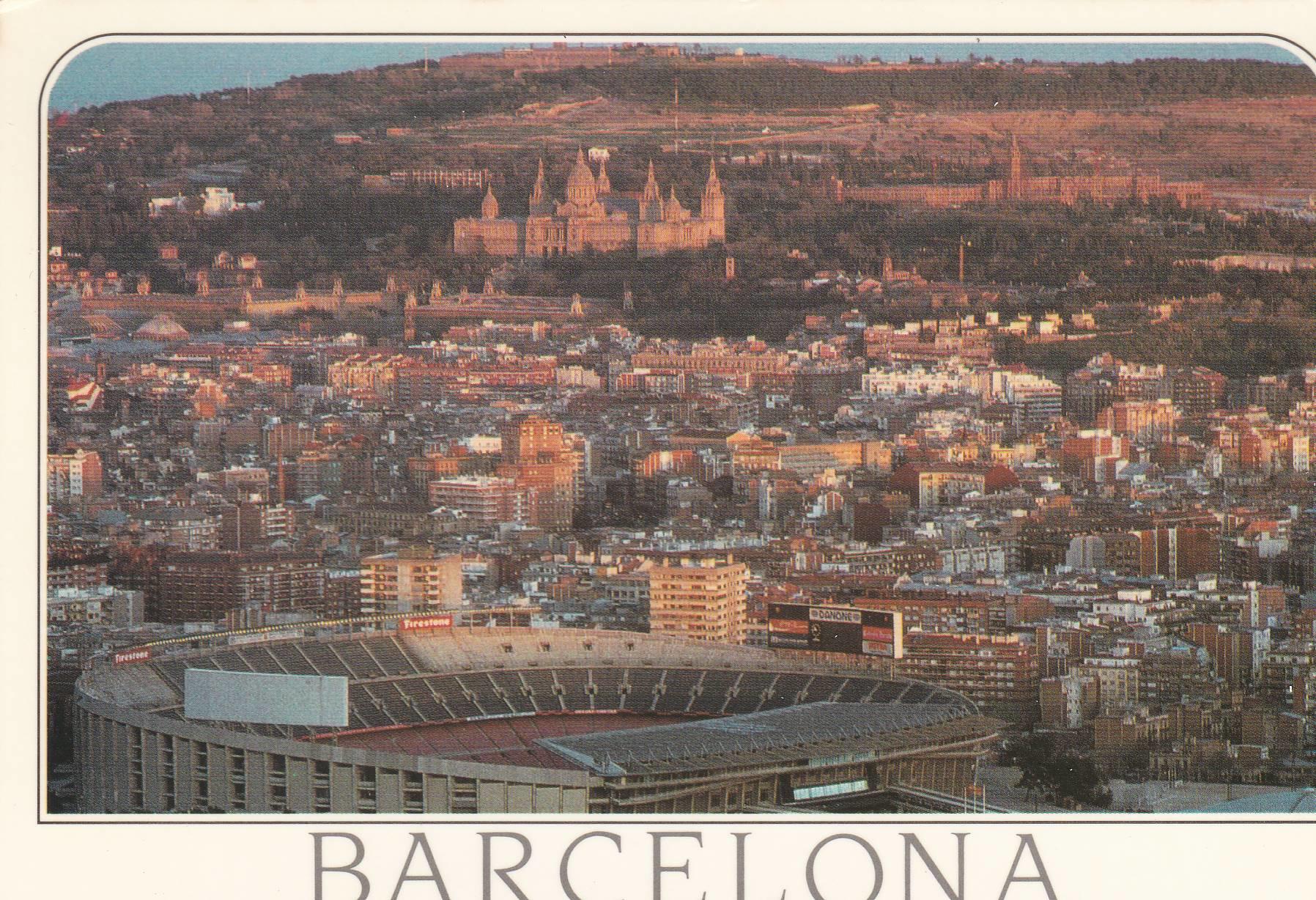 POSTAL B11600: BARCELONA: VISTA PANORAMICA DE LA CIUDAD