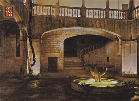 POSTAL B11601: BARCELONA: PATI0 DEL ARCHIVO DE LA CORONA DE ARAGON