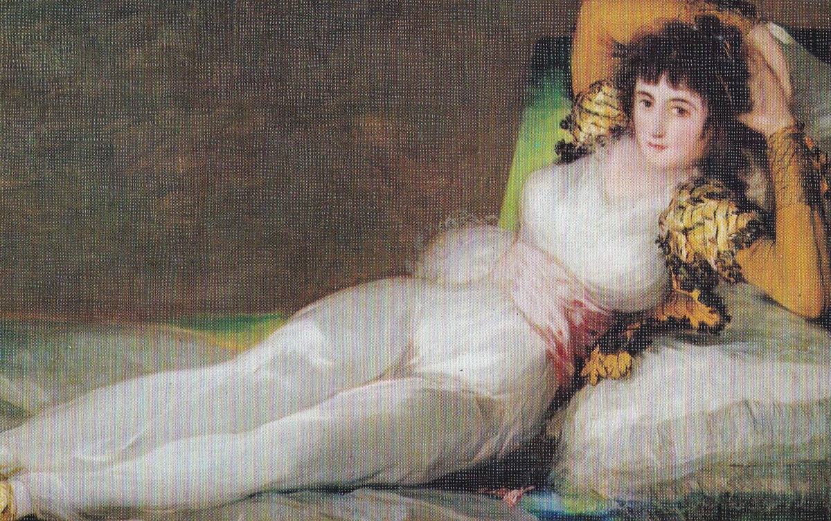 POSTAL B11603: GOYA: LA MAJA VESTIDA. MUSEO DEL PRADO