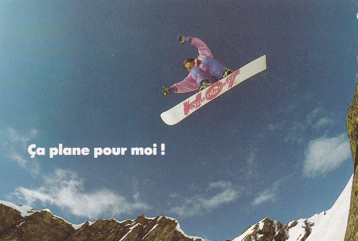 POSTAL B11607: ESQUI: ÇA PLANE POUR MOI