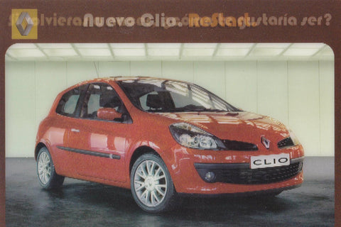 POSTAL B11609: CLIO RESTART: POSTAL PROMOCIONAL 3D