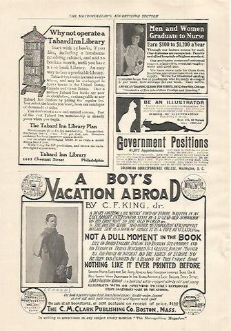 LAMINA 12421: Publicidad de TabardInn Library de Philadelphia