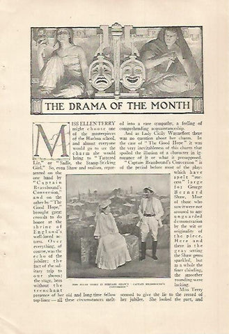 LAMINA 12464: Ellen Terry en Las conversaciones del Capitan Brassbound