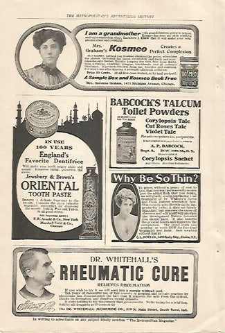 LAMINA 12475: Publicidad de Oriental Tooth Paste