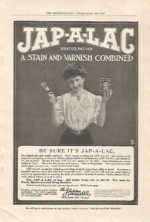 LAMINA 12480: Publicidad de Jap-A-Lac