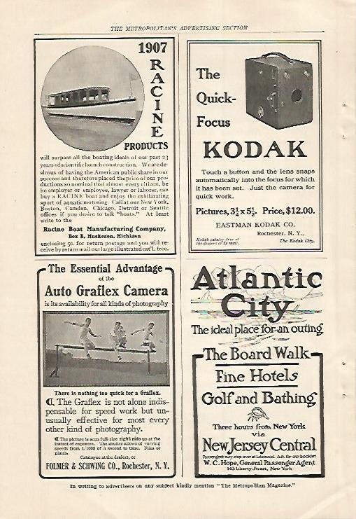 LAMINA 12482: Publicidad de Kodak y Atlantic City