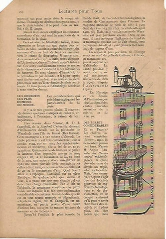 LAMINA 12509: Dibujo para el articulo Les Bienfaits de la Pluie