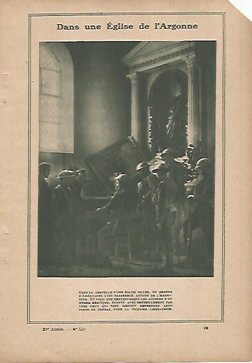 LAMINA 12510: Capilla de una iglesia de Argonne