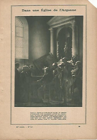 LAMINA 12510: Capilla de una iglesia de Argonne