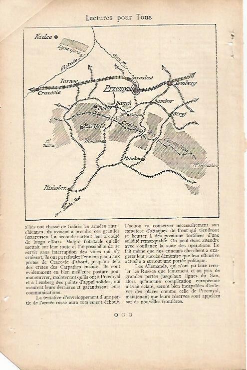LAMINA 12518: Mapa de la ofensiva en Galicie