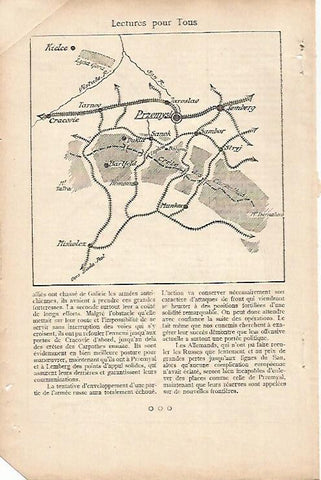 LAMINA 12518: Mapa de la ofensiva en Galicie