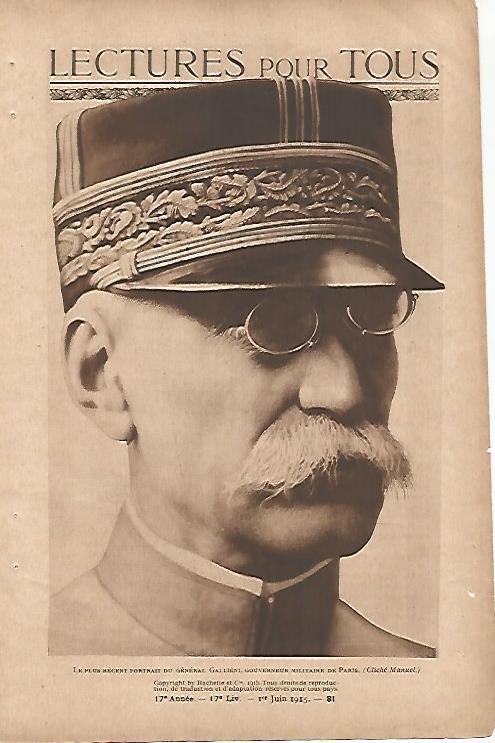 LAMINA 12520: El General Gallieni