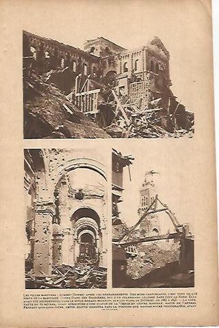 LAMINA 12531: Notre Dame des Brebieres bombardeada