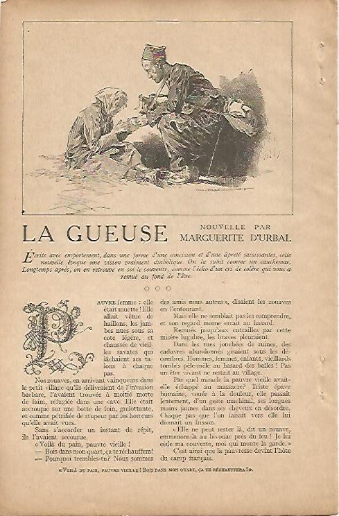 LAMINA 12550: Ilustracion para La Gueuse