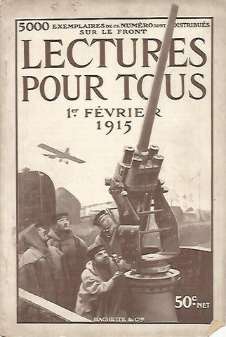 LAMINA 12555: Portada de Lectures pour tous de 1 de febrero