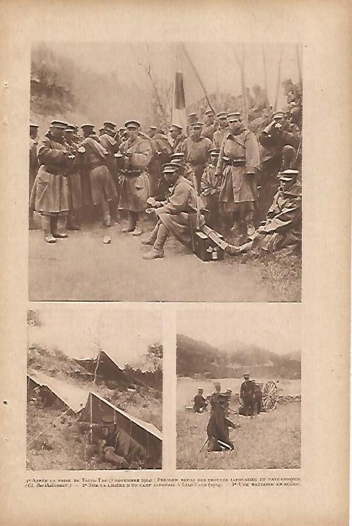 LAMINA 12587: Despues de la toma de Tsing-Tao el 7 de noviembre de 1914