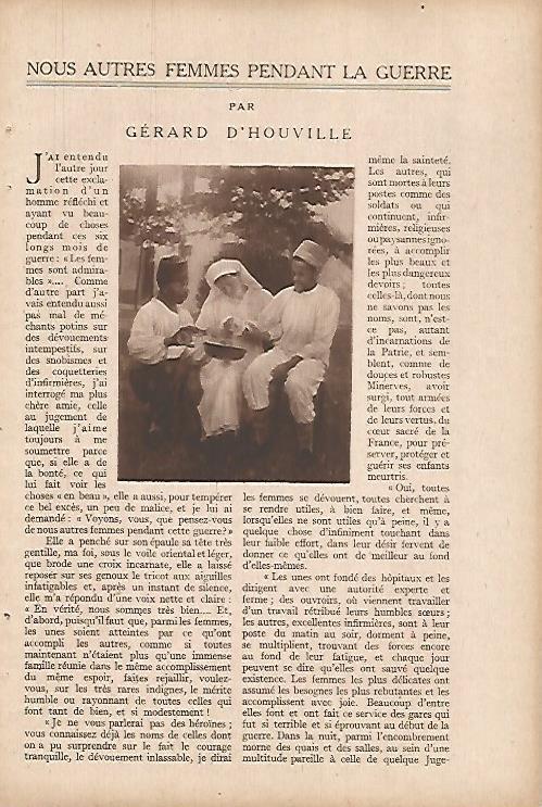LAMINA 12594: Enfermera en la Gran Guerra