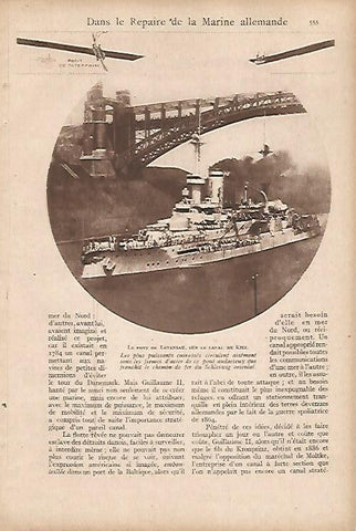 LAMINA 12596: Puente de Levensau en el canal de Kiel