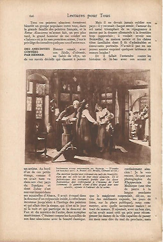 LAMINA 12630: Interior de una farmacia en Alsace